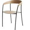 Chaise avec accoudoirs en chêne Missing - New Works