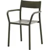 NEW WORKS - Fauteuil bridge empilable May - Vert - Acier - Designer Ha...