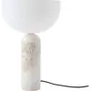 Lampe à poser New Works Kizu Large, beige, marbre, E27