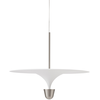 New Works Suspension LED Kantarell, Ø 60 cm, nickel
