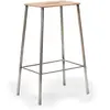 Frama - Tabouret de bar Adam - Beige - Acier - Designer Toke Lauridsen