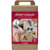 Calendrier de l'Avent enfant - Modelage - 4 projets créatifs - Blanc