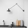 GRUPA Arigato mur à 1 lampe 110cm Ø23cm noir