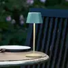 LOOM DESIGN lampe de table LED rechargeable Modi Micro, IP65 vert-gris