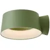 LOOM DESIGN applique murale LED Cookie, vert, aluminium, Ø 15 cm