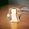 LOOM DESIGN lampe à poser LED rechargeable Ice Ball, chrome, Ø 10,5 cm