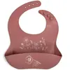Bavoir silicone imprimé Fleurs d'automne MULTICOLORE Filibabba