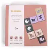Scandinavian Baby Products Jeu Domino 28 pcs Animaux de la ferme MULTICOLORE Filibabba