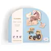 Scandinavian Baby Products Set de 7 puzzles Animaux de la ferme MULTICOLORE Filibabba
