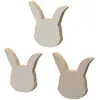 Cam Cam Copenhagen Set de 3 patères en bois Lapin