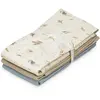 Cam Cam Copenhagen Lot de 3 langes en mousseline Sea Garden