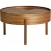 Table basse en bois de noyer 66x38cm Arc - Woud