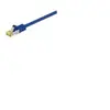 Câble réseau Cat7 S-FTP Microconnect 0.25m - Bleu