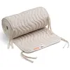 Done by Deer Tour de lit matelassé Waves Sable (pour lit 60 x 120 cm)