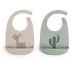 Done by Deer  Bavoir en silicone pack de 2 Lalee Sand /Vert