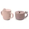 Done by Deer  Tasses enfant Peekaboo Deer friends rose lot de 2