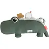 Done by Deer Peluche d'activités vibrante Croco vert