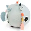 Done by Deer Balle d'éveil poisson Puffee bleu (12 cm)