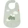 Done By Deer Bavoir velcro Happy clouds Vert