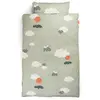Done By Deer Bedlinen Junior Int Gots Happy Clouds One Size