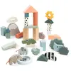 Done by Deer  Jeu de construction formes Deer Friends bois, multicolore 34...
