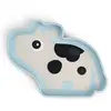 Done by Deer Assiette silicone avec ventouse Dotti Bleu