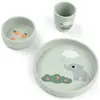 Coffret repas ventouse Elphee vert