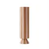 OYOY Vase caramel et rose 100% grès Ø8,5xH31cm