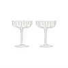 OYOY Living Design Lot de 2 verres blanc en verres ø11,5xh14cm