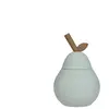 OYOY Tasse en silicone avec paille Poire mint
