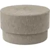 Pouf en tissu beige Silo medium Dusty Brown/Albagia 214 Albagia 214 - ...