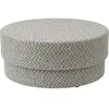 Pouf en tissu bleu Silo large Riviera bleu/Wynwood 8 Wynwood 8 - Norma...