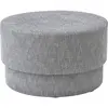 Pouf en tissu bleu marine Silo medium Navy bleu/Albagia 288 Albagia 28...