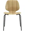 Chaise en chêne et piètement noir My Chair Oak - Normann Copenhagen
