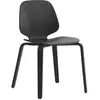 NORMANN COPENHAGEN chaise MY CHAIR (Frêne teinté noir - Bois plaqué verni)