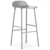 Tabouret de bar en acier et pp gris 75 cm Form - Normann Copenhagen
