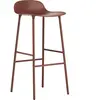 Tabouret de bar en acier et pp rouge 75 cm Form - Normann Copenhagen