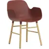 Normann Copenhagen Fauteuil Form Armchair Avec Piètement En Chêne (R...