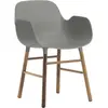 Fauteuil Form avec structure en bois - gris - Noyer Normann Copenhagen