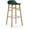 Normann Copenhagen Chaise de bar avec structure en chêne vert H75
