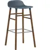 Normann Copenhagen Chaise de bar avec structure en noyer bleu H75
