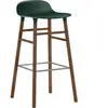 Normann Copenhagen Chaise de bar avec structure en noyer vert H75