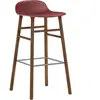 Normann Copenhagen Chaise de bar avec structure en noyer rouge H75