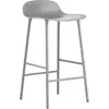 Tabouret de bar en acier et pp gris 65 cm Form - Normann Copenhagen