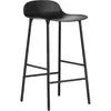Tabouret de bar en acier et pp noir 65 cm Form - Normann Copenhagen