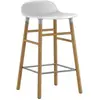 Normann Copenhagen Chaise de bar avec structure en chêne blanc H65
