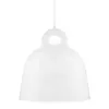 Normann Copenhagen Bell Medium blanc de lumière pendentif