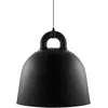 Normann Copenhagen Grand pendentif de Bell lampe noire