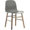 Chaise Form avec structure en bois - gris - Noyer Normann Copenhagen