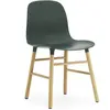 Chaise Form avec structure en bois - vert - Chêne Normann Copenhagen